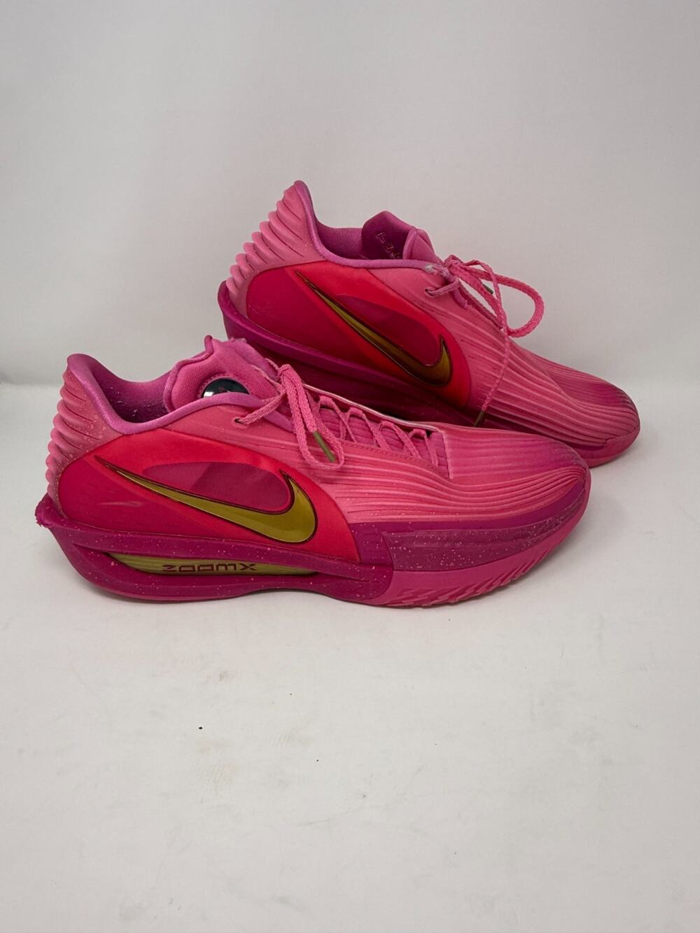 Nike Rob Dillingham Air Zoom GT Cut 3 Turbo Pink Gold Size 15